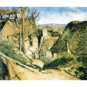 Họa phẩm “Nhà người tự tử” (1873) của Paul Cézanne